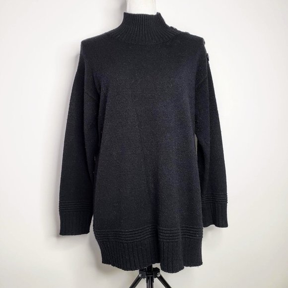 Anthropologie Five button Shoulder Sweater S - Picture 1 of 9